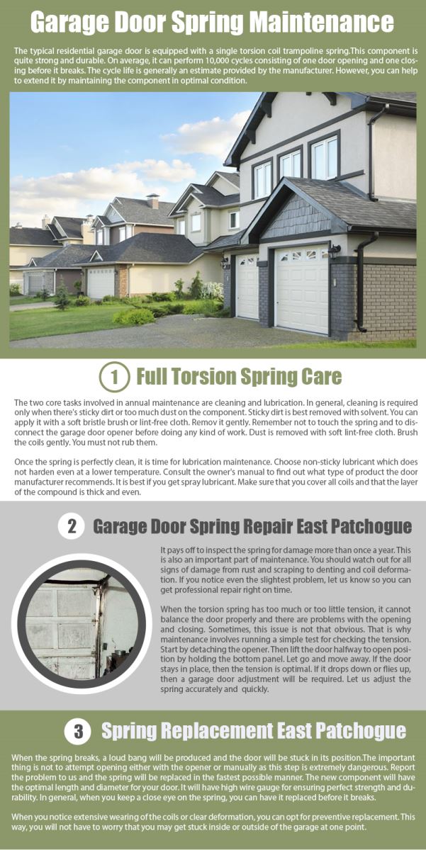 Garage Door Repair East Patchogue Infographic